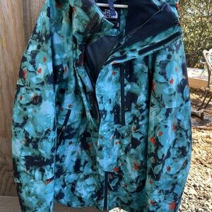 The North Face Green Camouflage Jacket